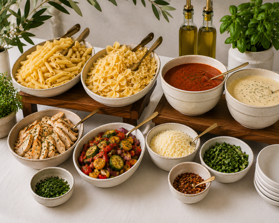 Pasta Toss Station