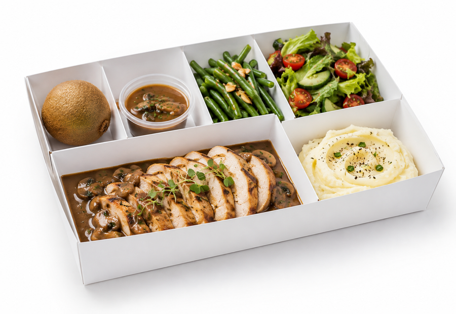 Chicken Marsala Office Lunch