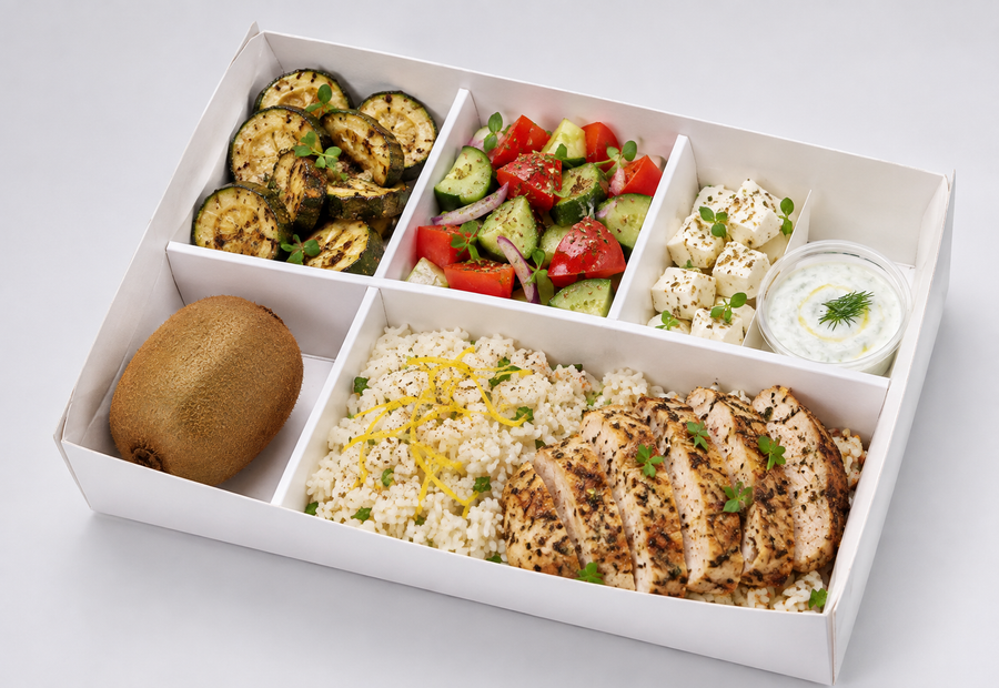 Greek Chicken Office Lunch