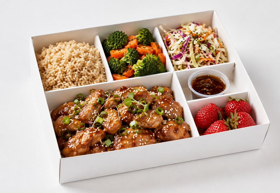 Sesame-Ginger Chicken Office Lunch