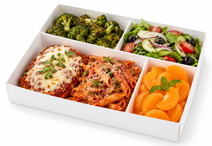 Baked Chicken Parmesan Office Lunch