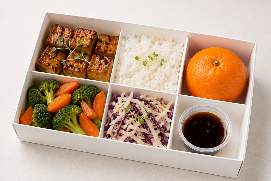 Tamari Tofu Rice Bowl