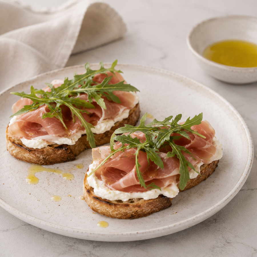 Prosciutto bruschetta