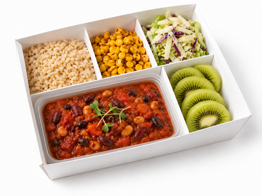 Three-Bean Chili Bowl