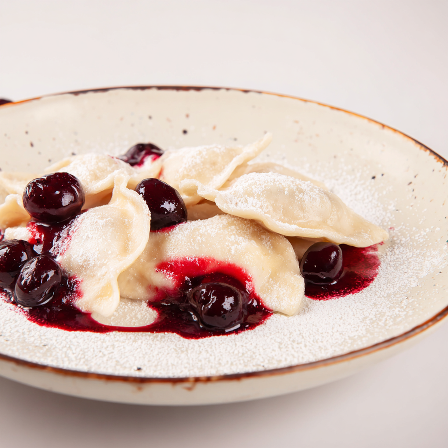 Cherry Varenyky (Ukrainian Dumplings)