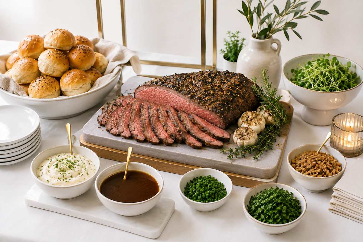 Carved Tri-Tip Station