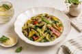 Roasted Vegetable Pesto Pasta