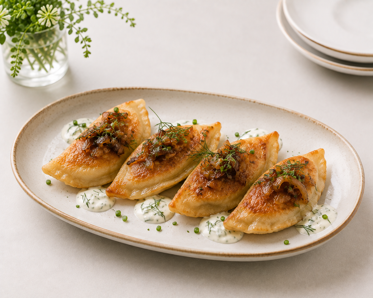 Pierogi Late-Night Snack