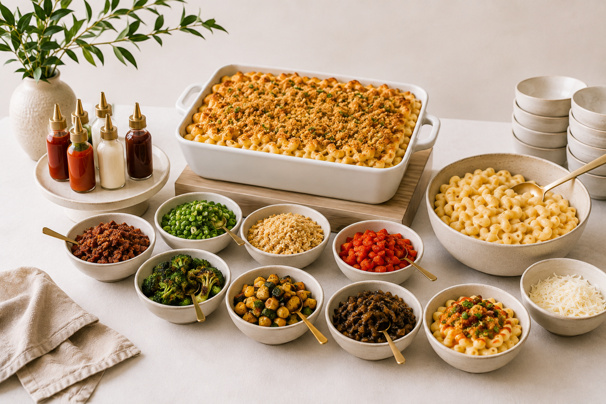 Loaded Mac & Cheese Bar
