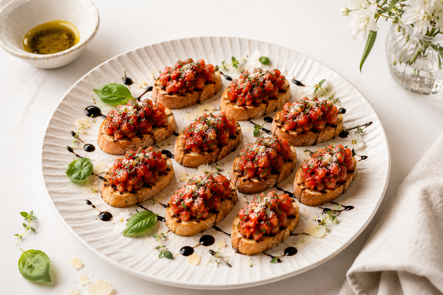 Tomato Basil Bruschetta