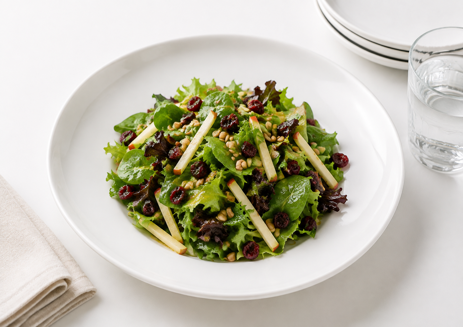 Apple Cranberry Greens