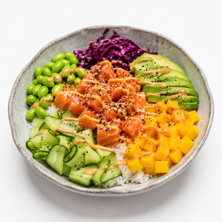 Salmon Mango Bowl