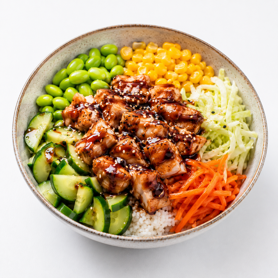 Grilled Chicken Teriyaki Bowl