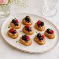brioche with pate & wild berries