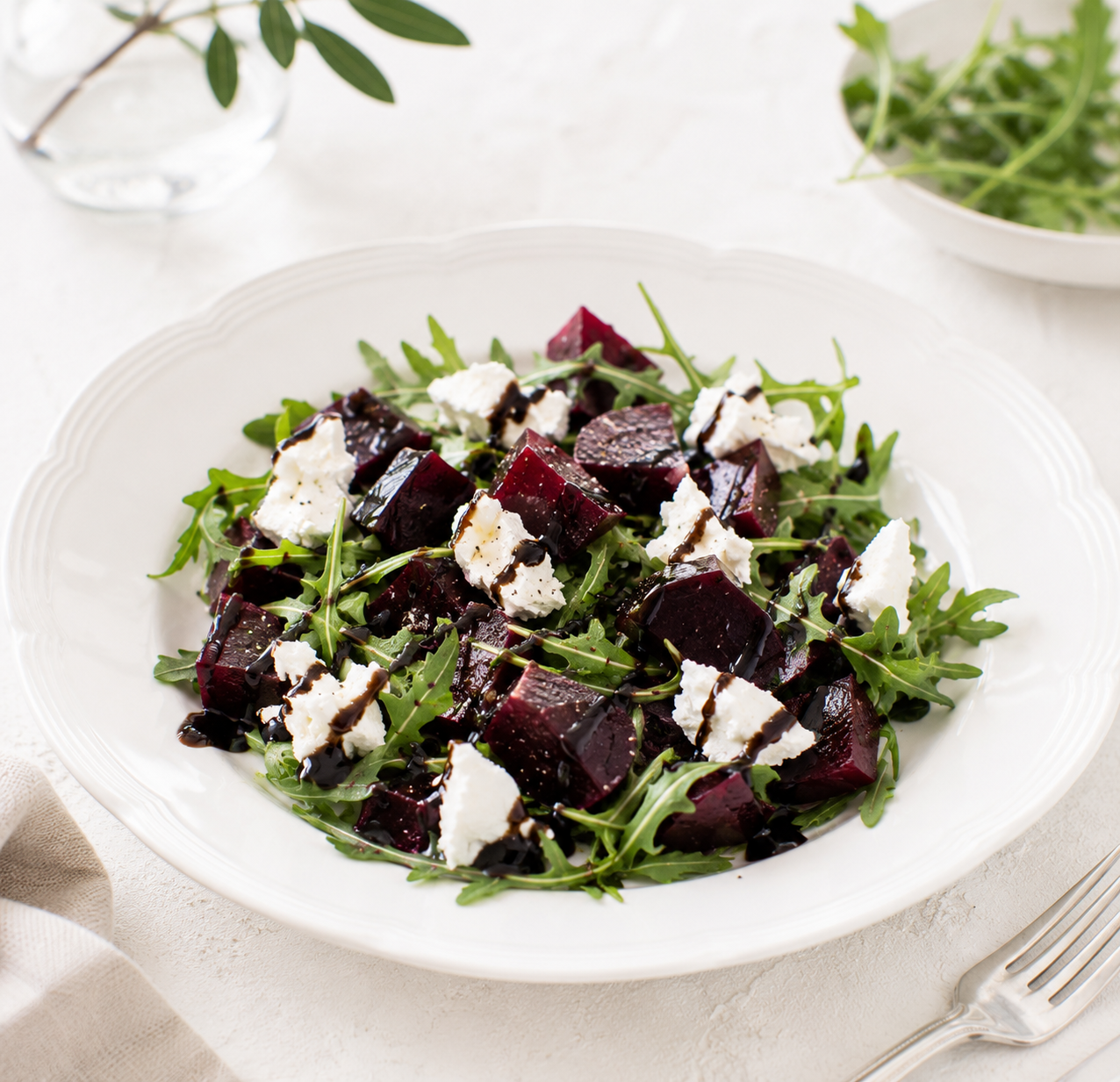 roasted beet & goat cheese salad