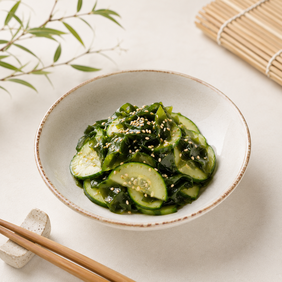 cucumber & wakame salad