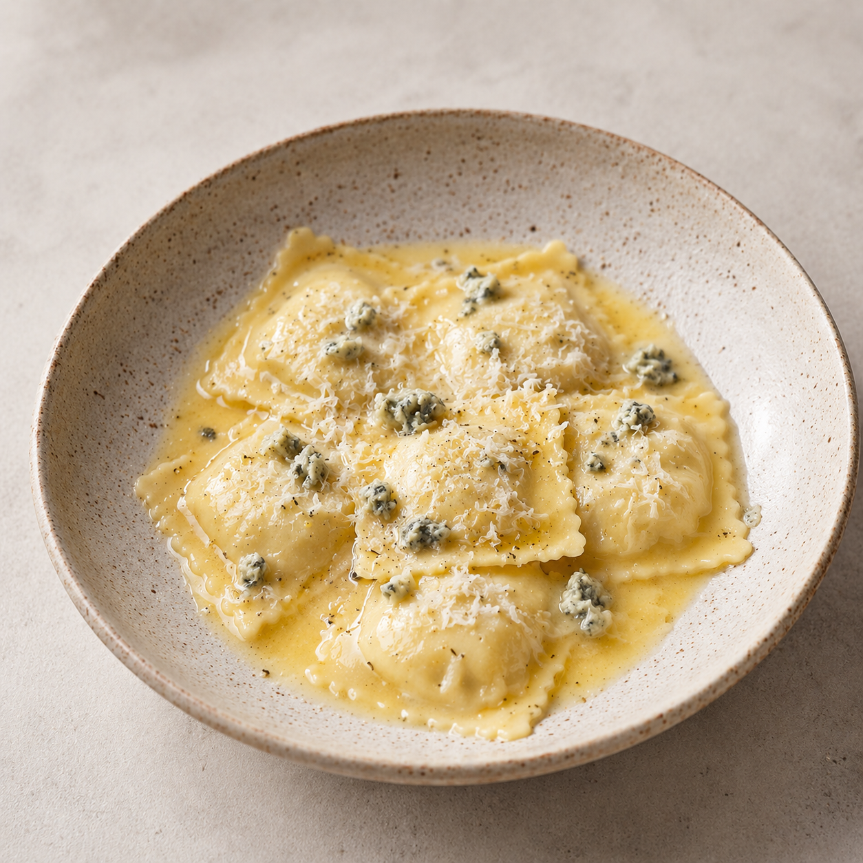 Four cheese ravioli