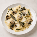 Mushroom ravioli