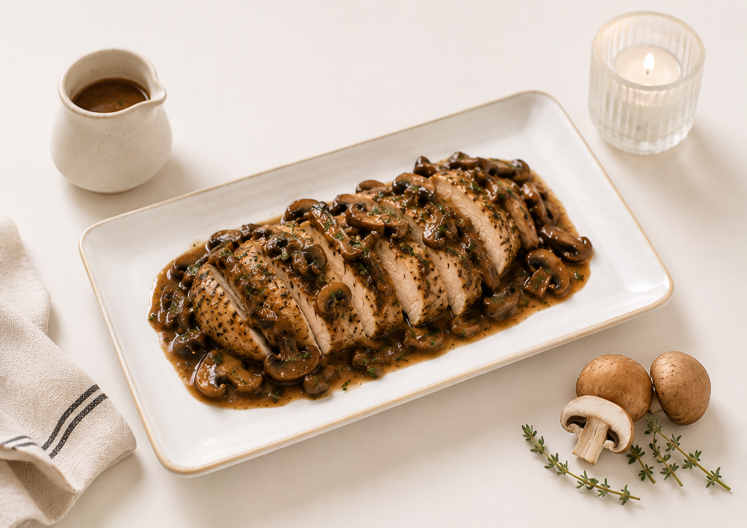 Chicken Marsala with Wild Mushrooms